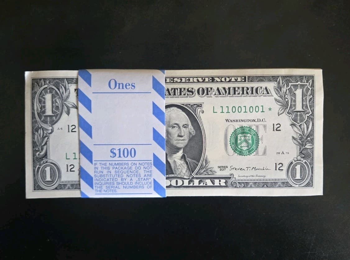 Binary Star Pack 100 Consecutive 2017 $1 San Francisco — view 1