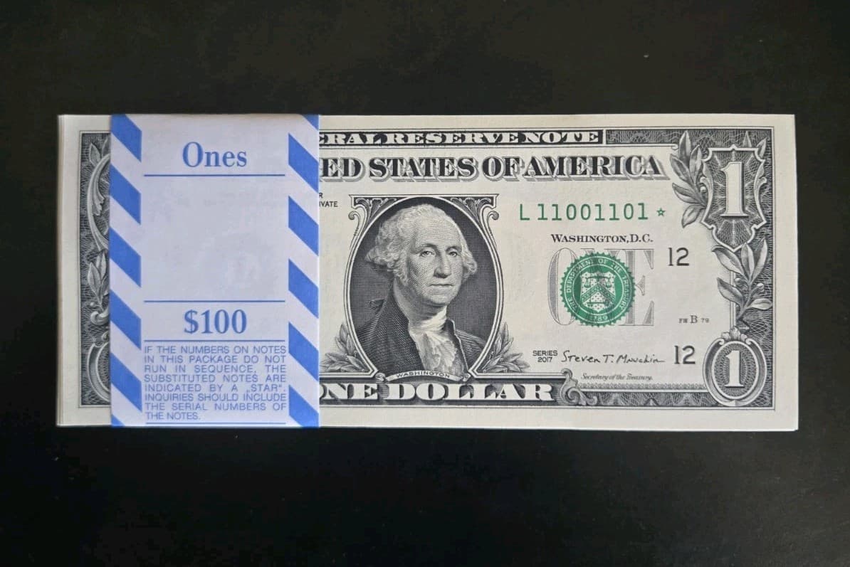 Binary Star Pack 100 Consecutive 2017 $1 San Francisco — view 1