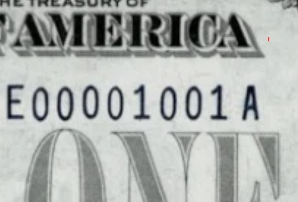 Serial 1001 - 1928 Blue Seal Silver Certificate Fancy Serial UNC